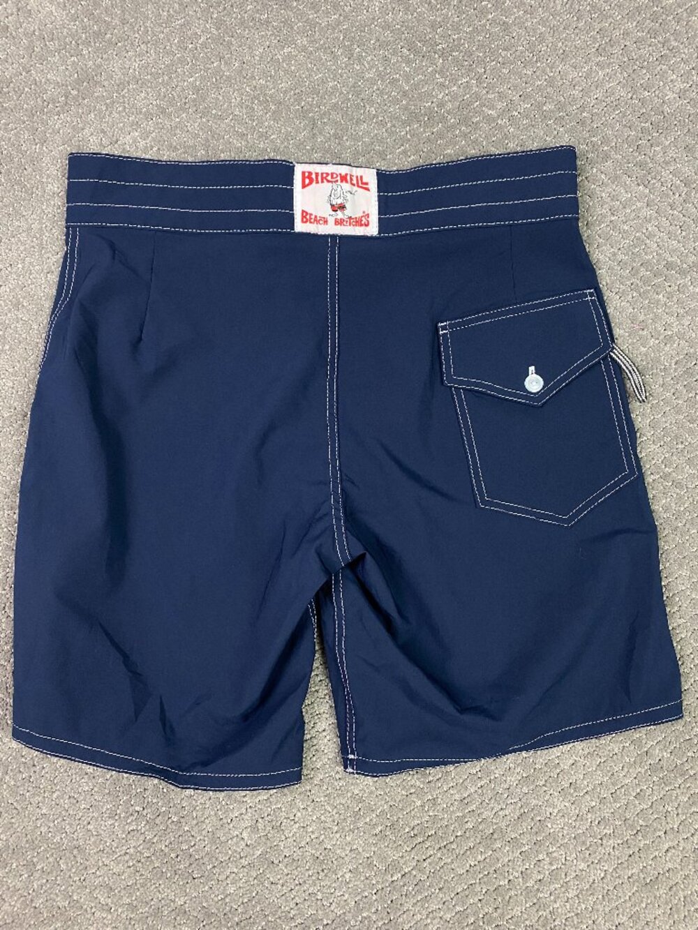 Birdwell Beach Britches Board Shorts 32 Blue Swim Trunks California Republic